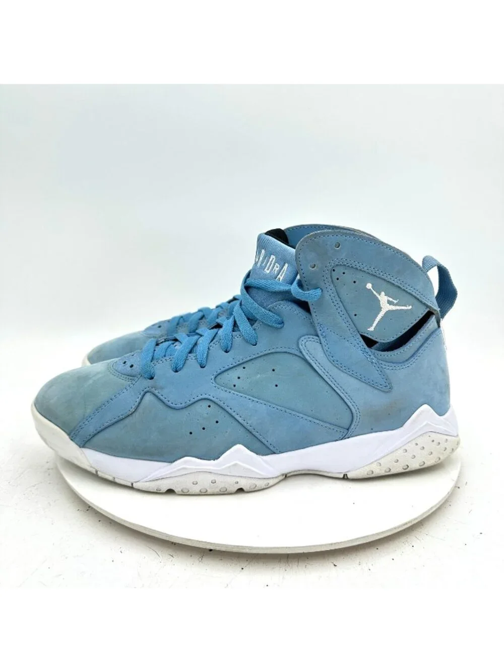Nike Air Jordan 7 Retro Pantone Men Size 11 304775-400 Caroline Blue Shoes